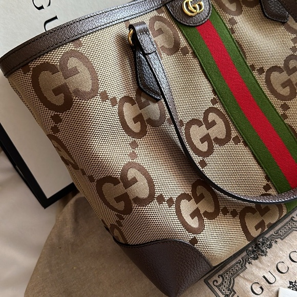 GUCCI Ophidia Jumbo GG Medium Tote Shoulder Bag BNIB Made in ITALY - Picture 12 of 13